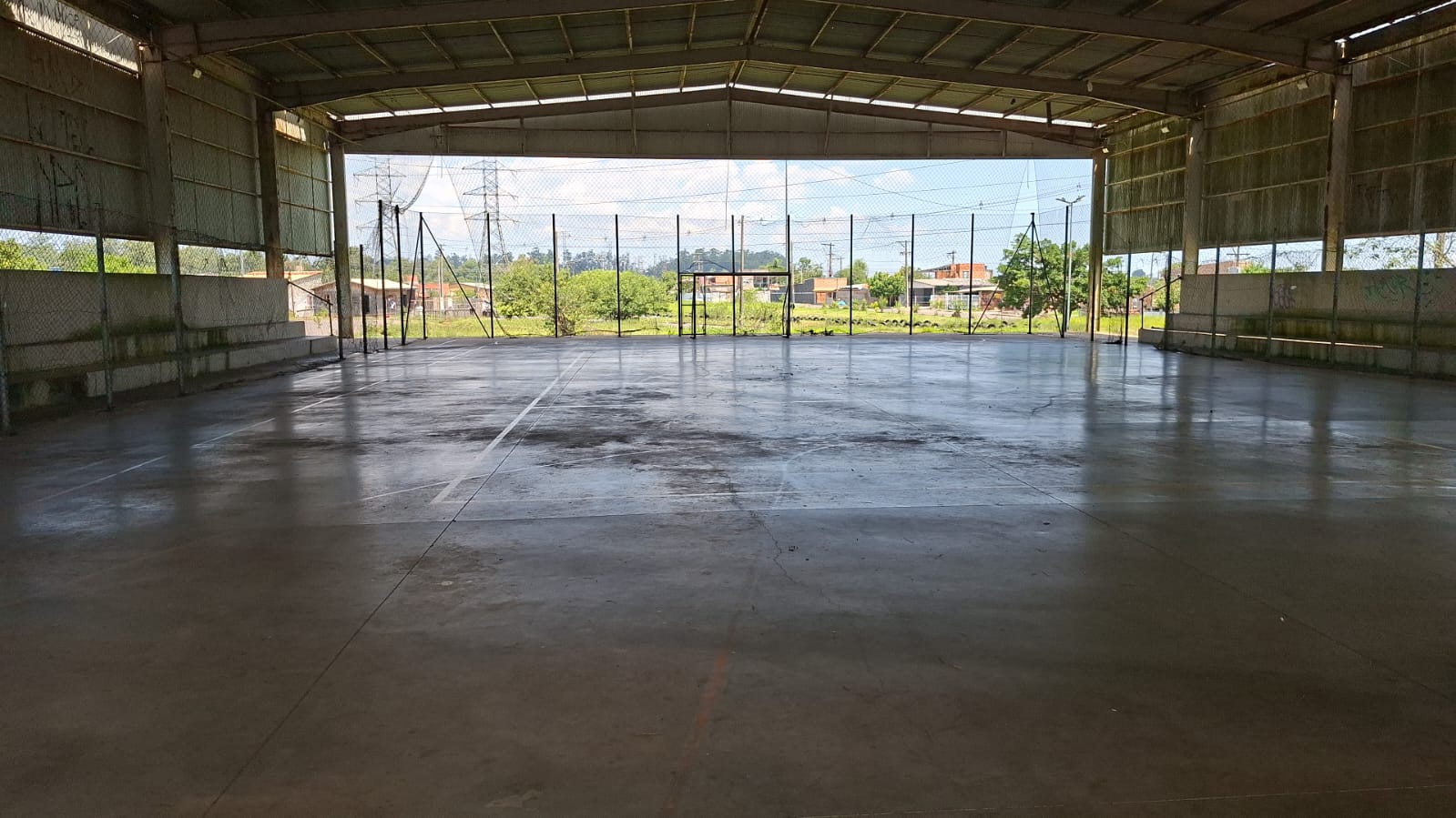 Marcações esportivas apagadas